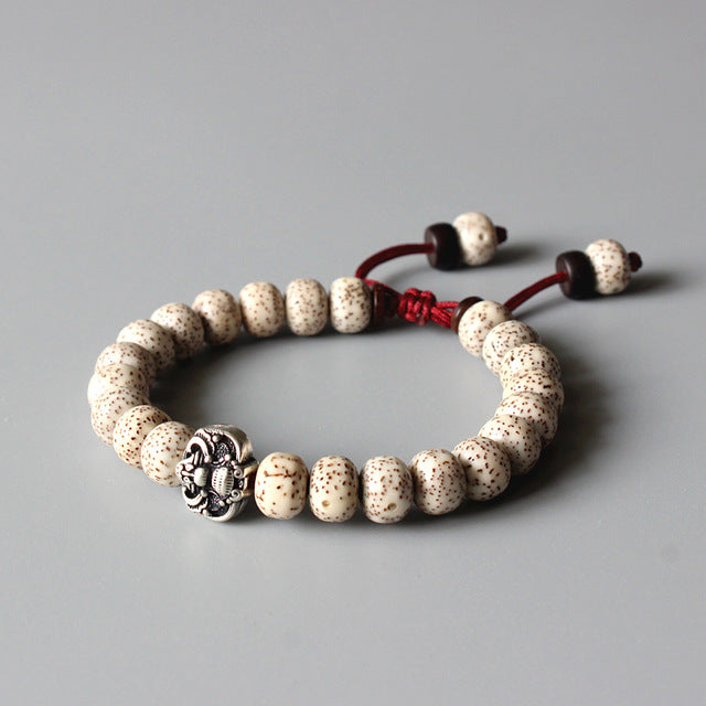 Tibetan Buddhism Xingyue Bodhi Seed OM Mala Beads